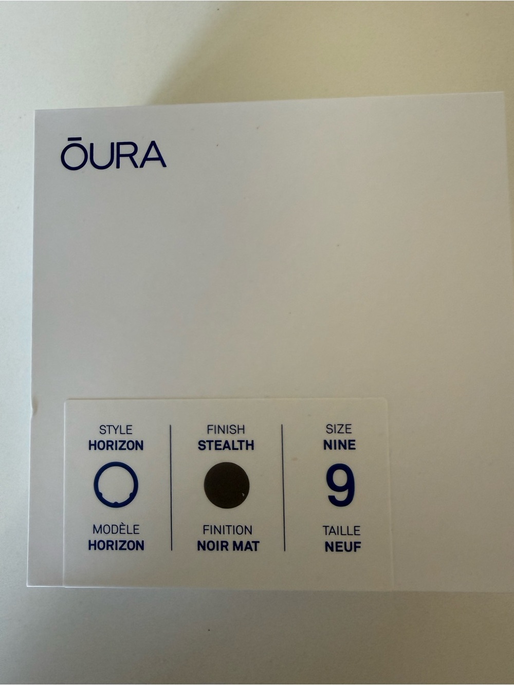Oura Horizon - Stealth Black